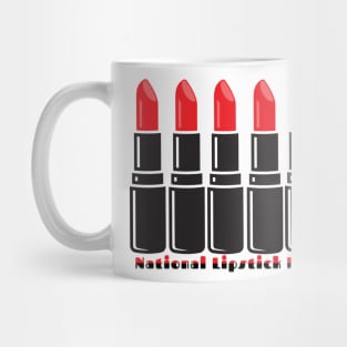 National Lipstick Day Mug